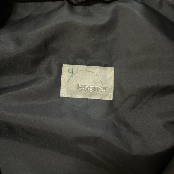 Bogner Women's Black Ski Jacket US 14 Ruched Sleeves W/zippers Zippered Pockets - Picture 9 of 11